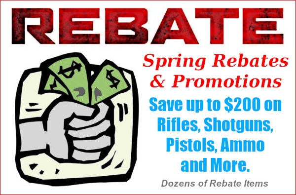 2026 pistol shotgun rifle rebate savings 2026 colt browning kimber winchester smith wesson
