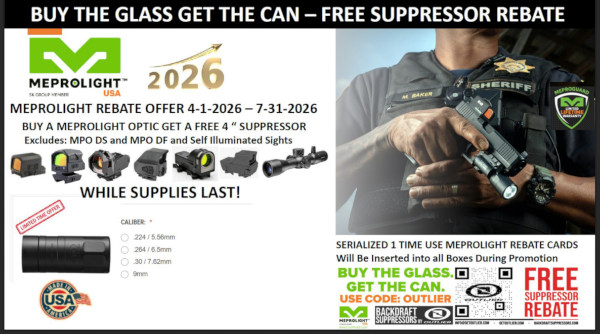 meprolight optics rebate free suppressor can sale