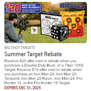 big shot target rebate