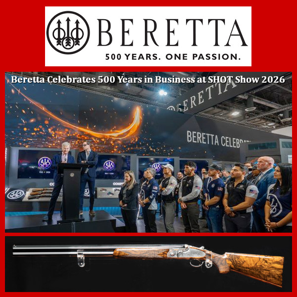 Beretta 500-year 500th anniversary videos shot show 2026