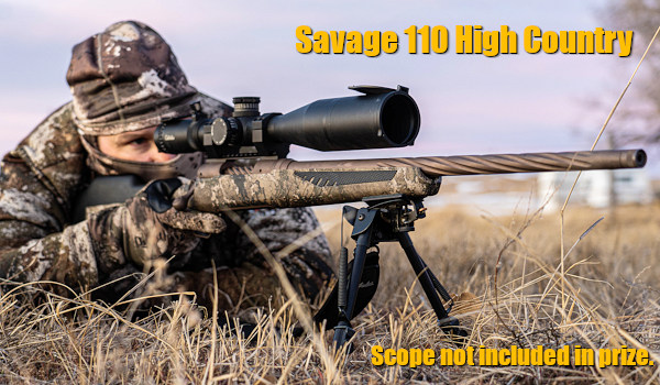 savage gunbroker elite precision 110 hunting rifle contest september 2025