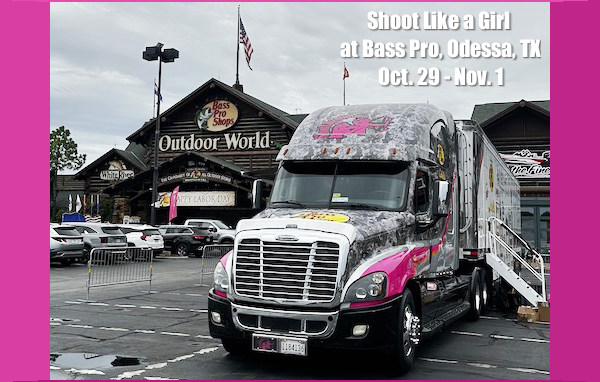 Shoot like Girl memphis Trailer mobile range archery hunting pistol training