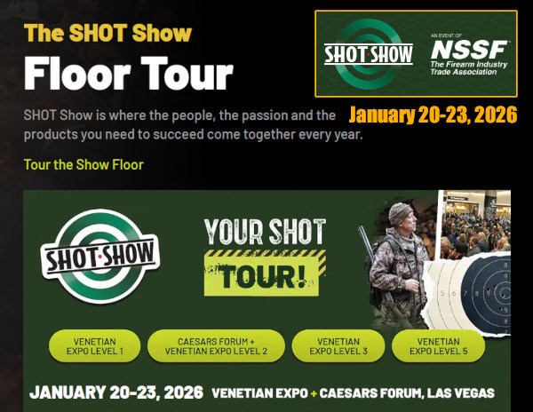 las vegas shot show 2024 tour venetian caesars forum map interactive