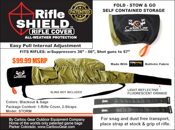 caribou products rifle shield rifle cover