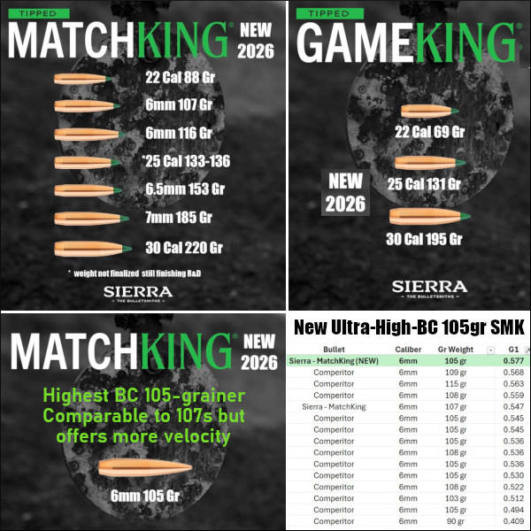 sierra bullets matchking gameking 2026 new