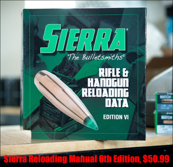 sierra 6th edition VI reloading manual book resource binder