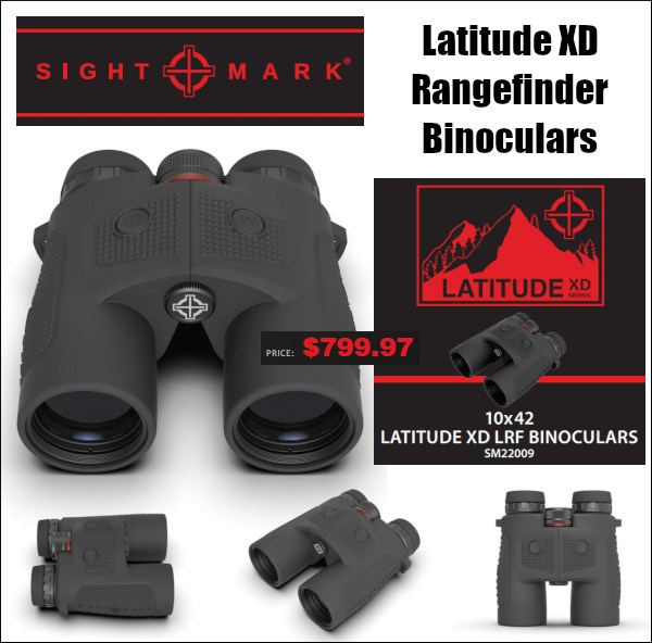 Sightmark new laser rangefinder 10x42 binoculars latitude XD LRF review