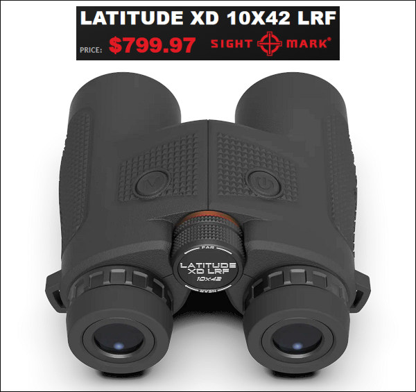 Sightmark new laser rangefinder 10x42 binoculars latitude XD LRF review