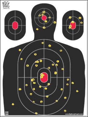 splatterburst target neo halo blue big dawg black red