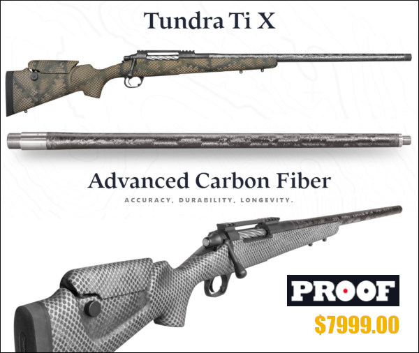 2026 shot show new rifles bolt action tundra ti-x Proof research