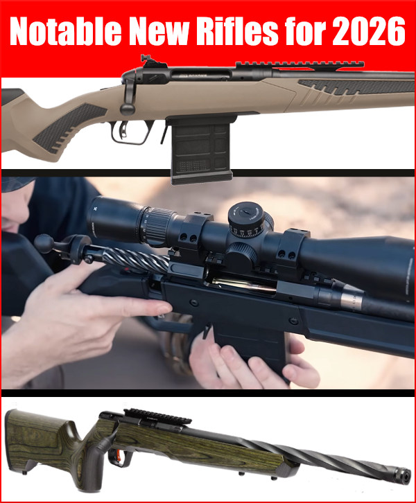 2026 shot show new rifles bolt action ruger savage Proof research