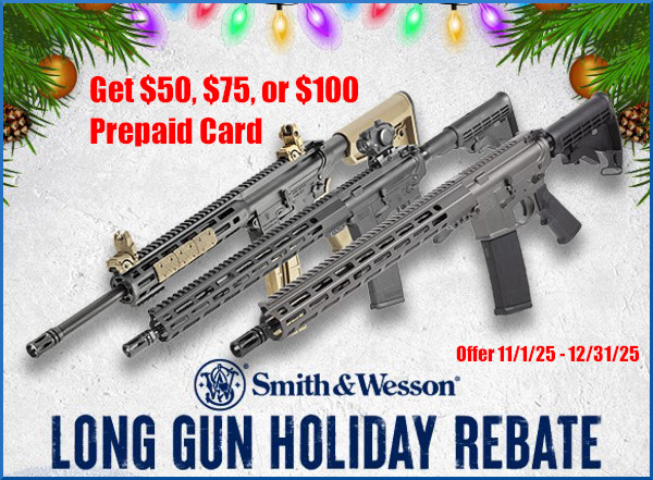 Smith wesson holiday rebate discount offer m&p rifle 15-22 FPC