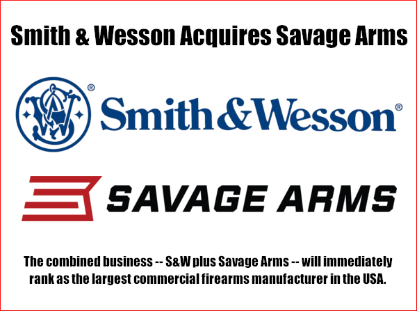 smith wesson s&w own acquires merger savage arms rifle manufacturer