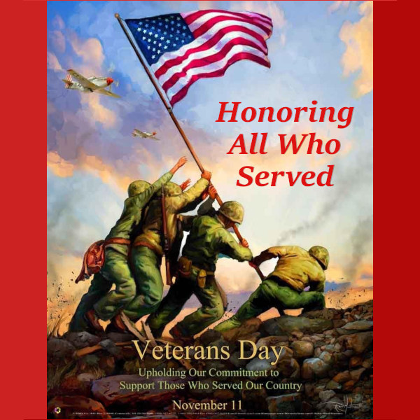 Memorial Veterans Day Vet Army Navy Marines WWII WWI