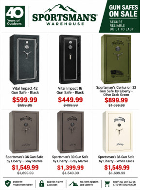 Sportsman's Warehouse Safe Sale