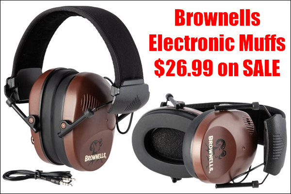 Brownells electronic premium muffs discount sale ear protection