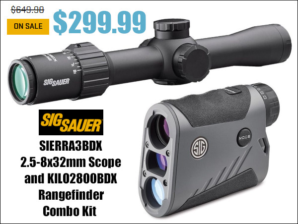 sig sauer scope laster rangefinder BDX combo kit sale
