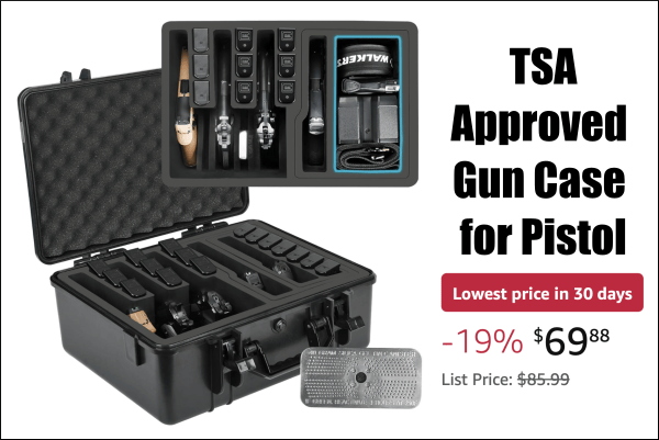 pistol range case sale