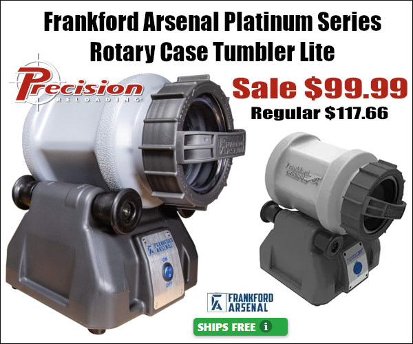 Frankford arsenal tumbler precision reloading sale free shipping