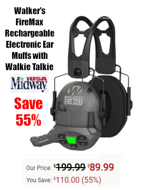 electronic rechargeable muffs with walkie talkie