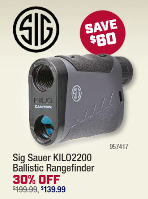 Sig Sauer Kilo 2200 laser rangefinder sale