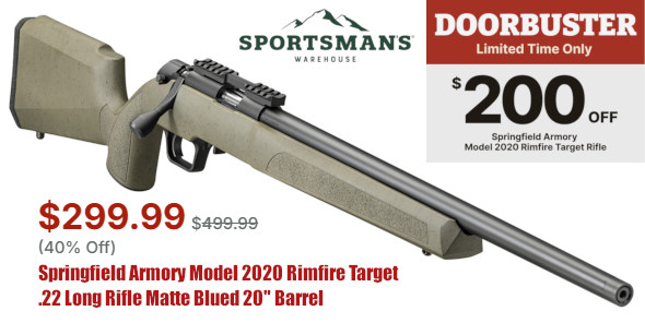 december springfield armory rimfire rifle bargain special