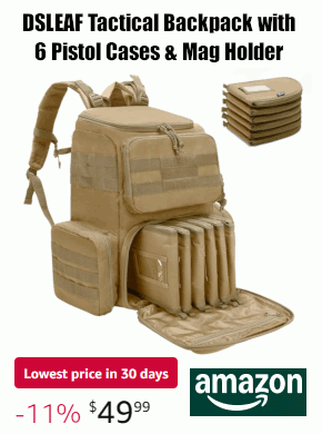 tactical pistol backpack carry case