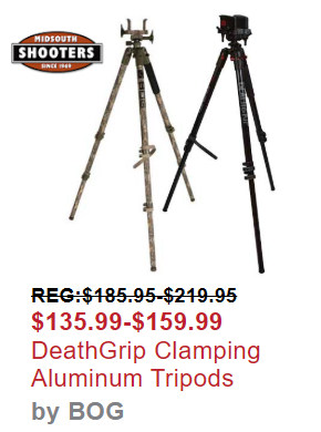 bog aluminum hunting tripod sale