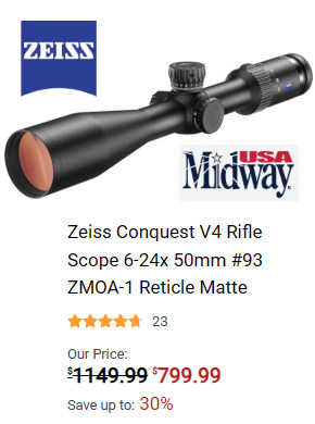 zeiss conquest 6-24x sale scope optic