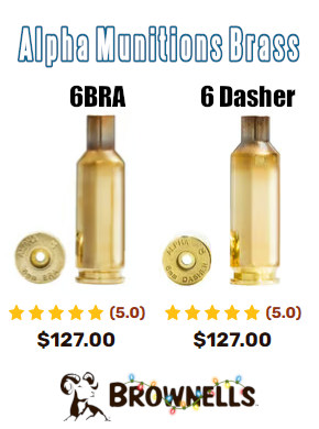 alpha 6BRA 6 Dasher brass
