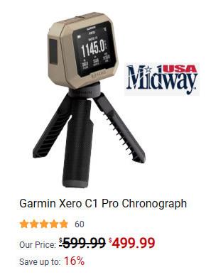 garmin xero c1 pro chronograph radar