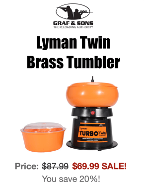 Lyman Twin Brass Tumbler