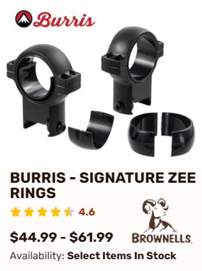 brownells burris signature zee rings