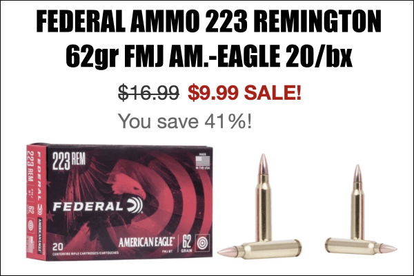 .223 federal ammo sale
