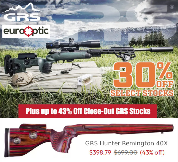 GRS rifle stock riflestock eurooptic PRS hunting varmint