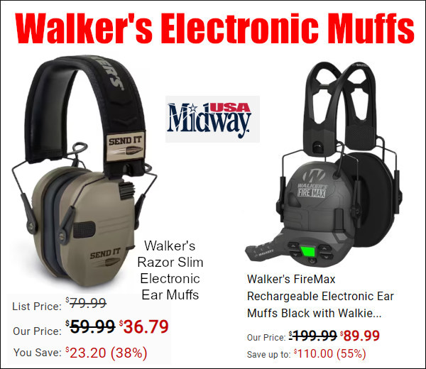 walker electronic ear muffs microphone FireMax