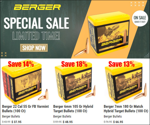 berger bullet sale