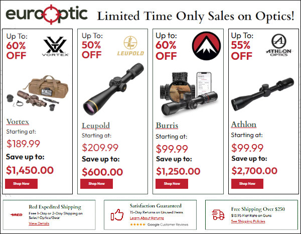 rifle optics sale scopes
