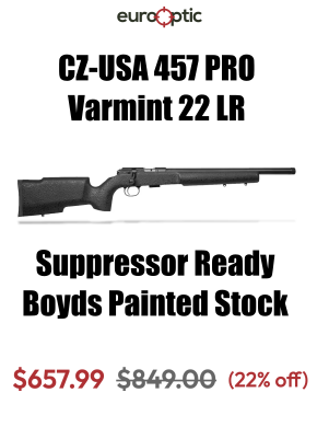 CZ-USA 457 PRO Varmint rifle