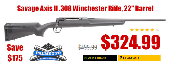 savage .308 win winchester Axis 2 II hunting rifle sale