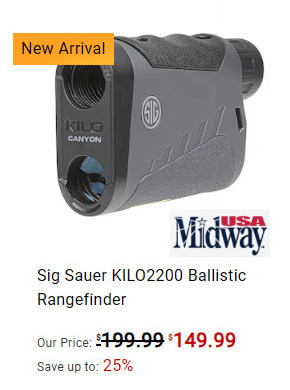midwayusa SIG sauer laser rangefinder