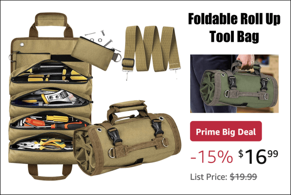 roll up tool bag sale
