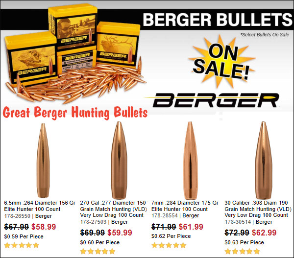 berger bullets sale