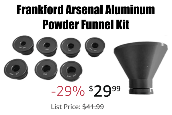 frankford arsenal powder funnel sale