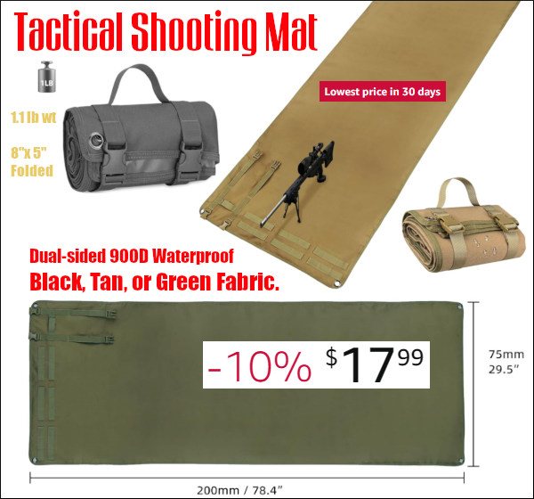 tactical shooting mat sale