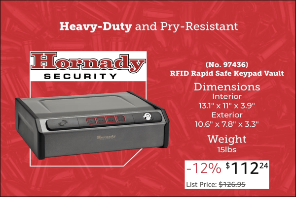 hornady safe sale