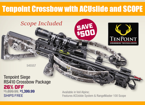 tenpoint 10pt crossbow scope acuslide high power