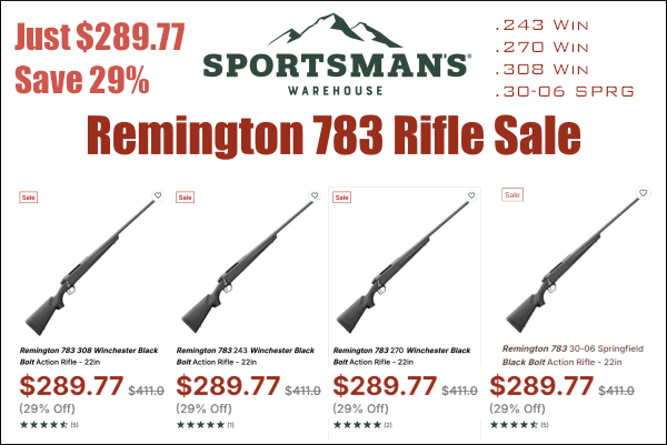 remington rifle sale