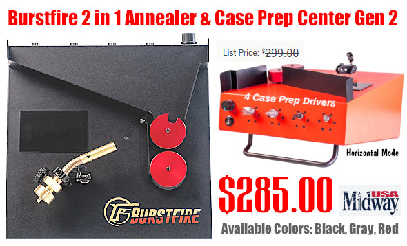 midwayusa burstfire annealer flame case prep center toolsale discount