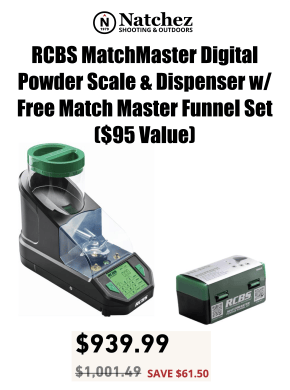 RCBS Matchmaster Powder Dispenser PLUS Free Powder Funnel Kit